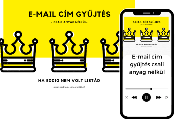 E-mail cím gyűjtés csali anyag nélkül